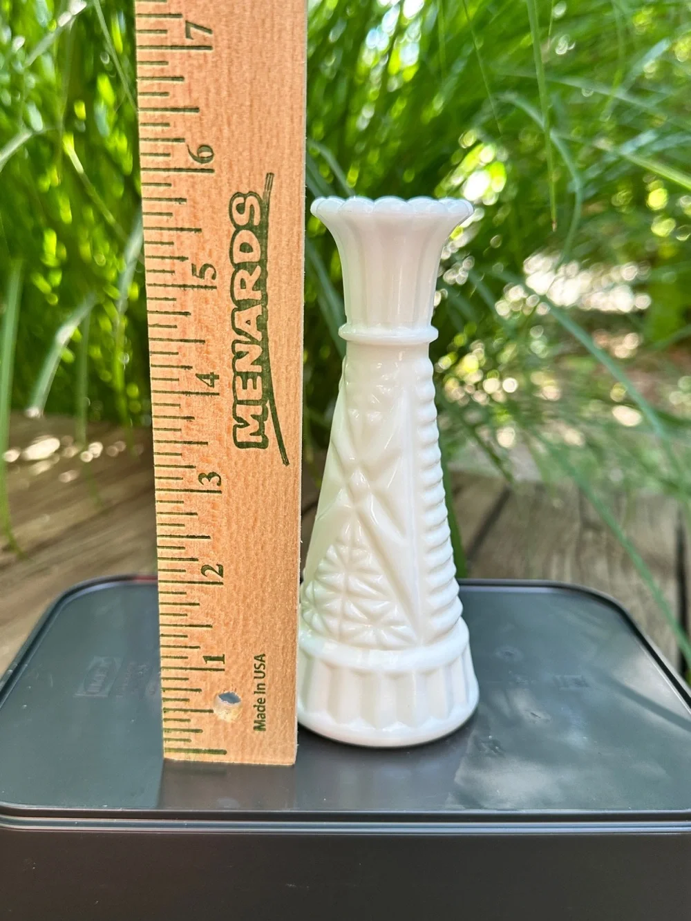 Vintage White Milk Glass 6